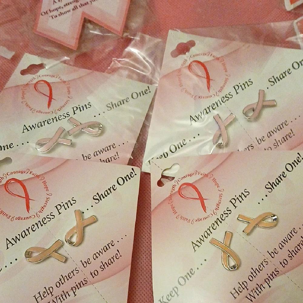 Pink Ribbon Awareness Party Favor Set